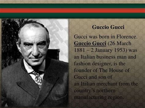 guccio gucci atto di fondazione|who invented gucci.